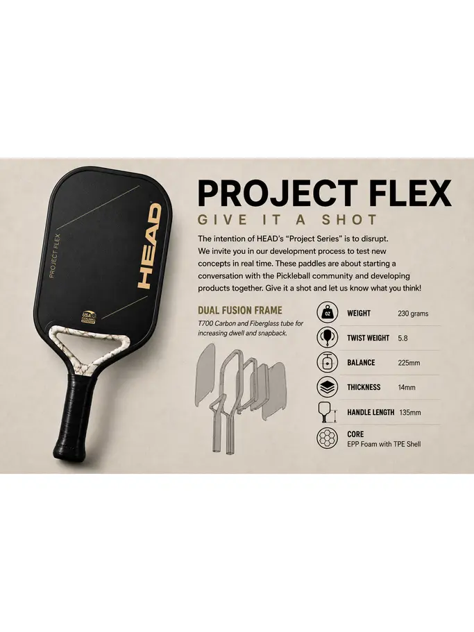 HEAD Project FLEX ピックルボール パドル – HEAD