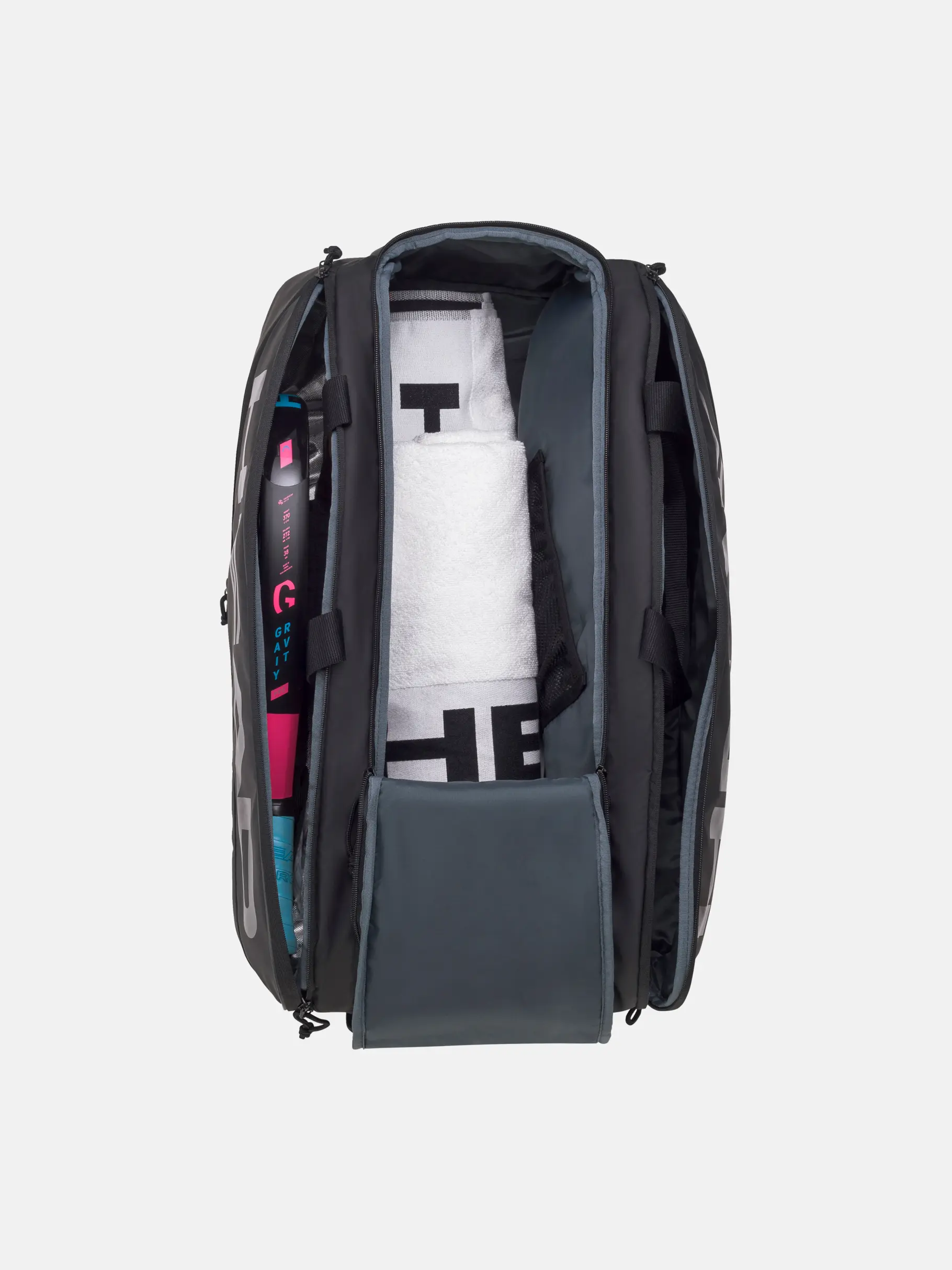 Out of Stock,Sale, Ansicht Großes Bild der Vorderseite Product detail - Pro X Padel Bag L BK
