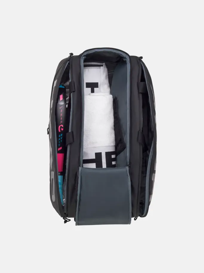 Sale,Best Seller, view full size image of Front view of Product detail - Pro X Padel Bag L BK