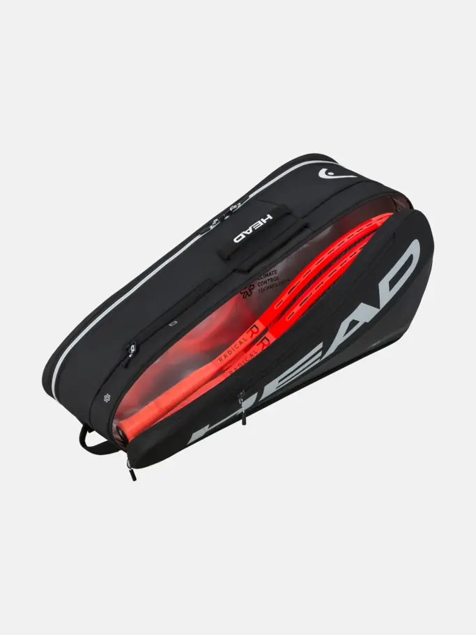 Sale, view full size image of Front view of Product detail - Tour Racquet Bag M BK
