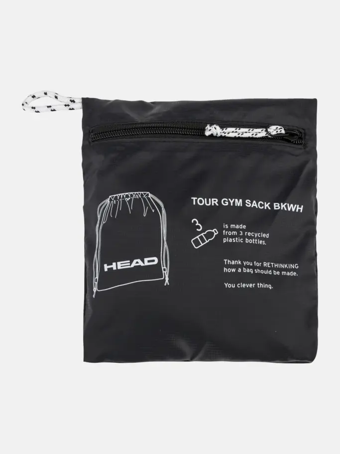 , view full size image of Front view of Product detail - Tour Gym Sack BKWH