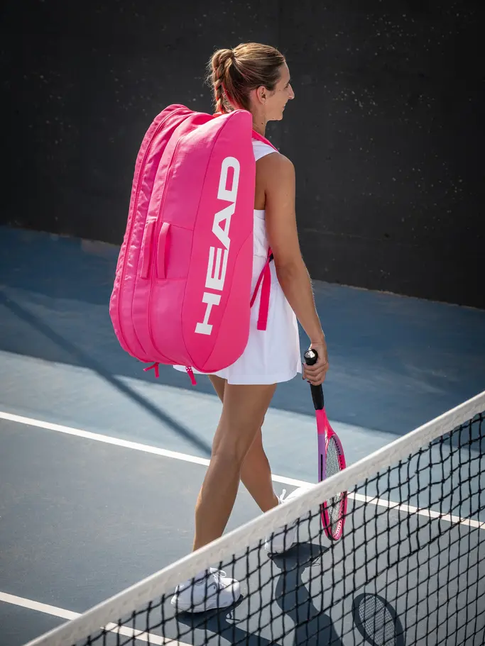Sale,New, view full size image of Front view of Product detail - Base Racquet Bag M PK