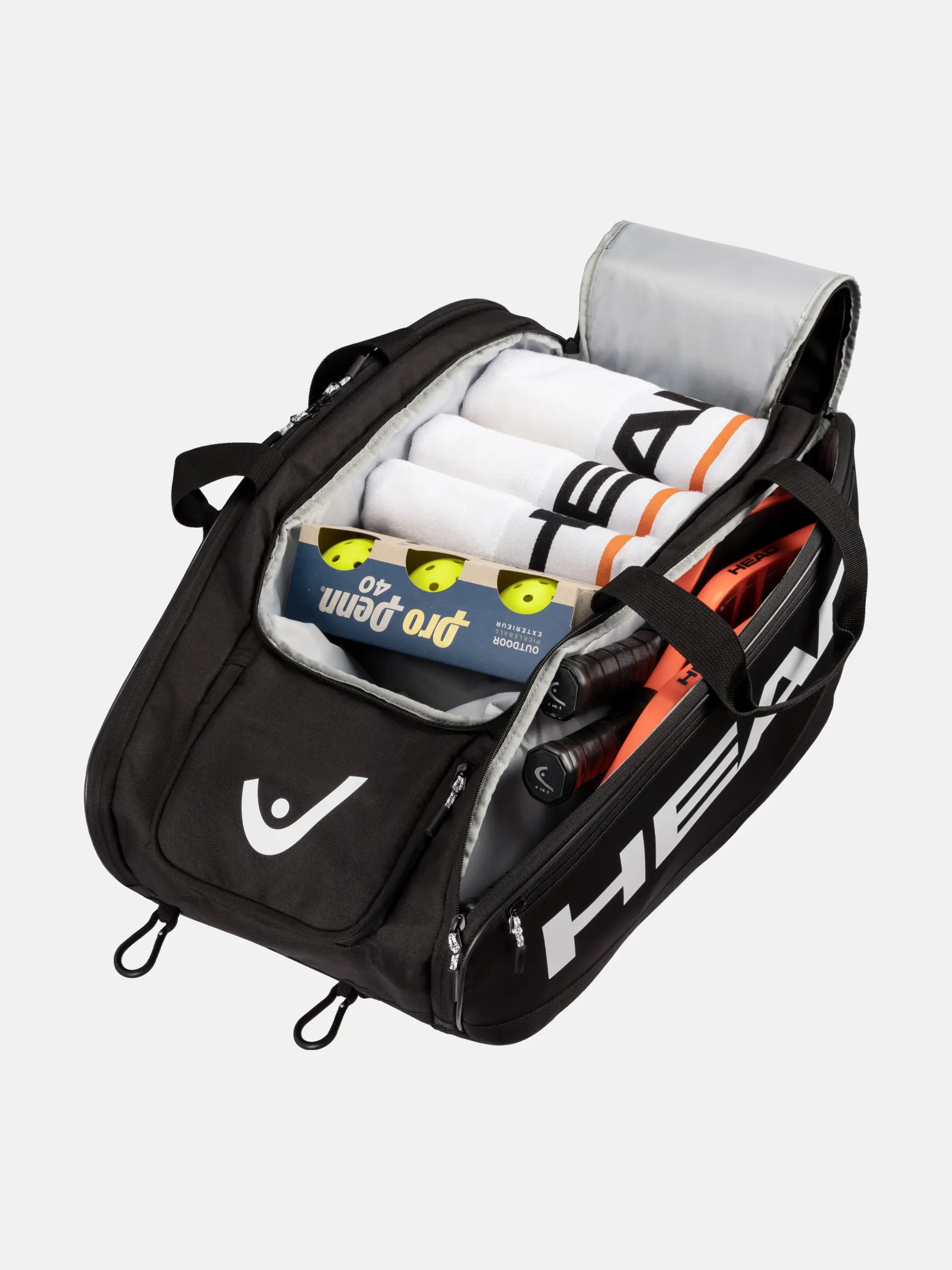 , weergave van volledige grootte van vooraanzicht van Product detail - Pro Pickleball Bag M BKWH