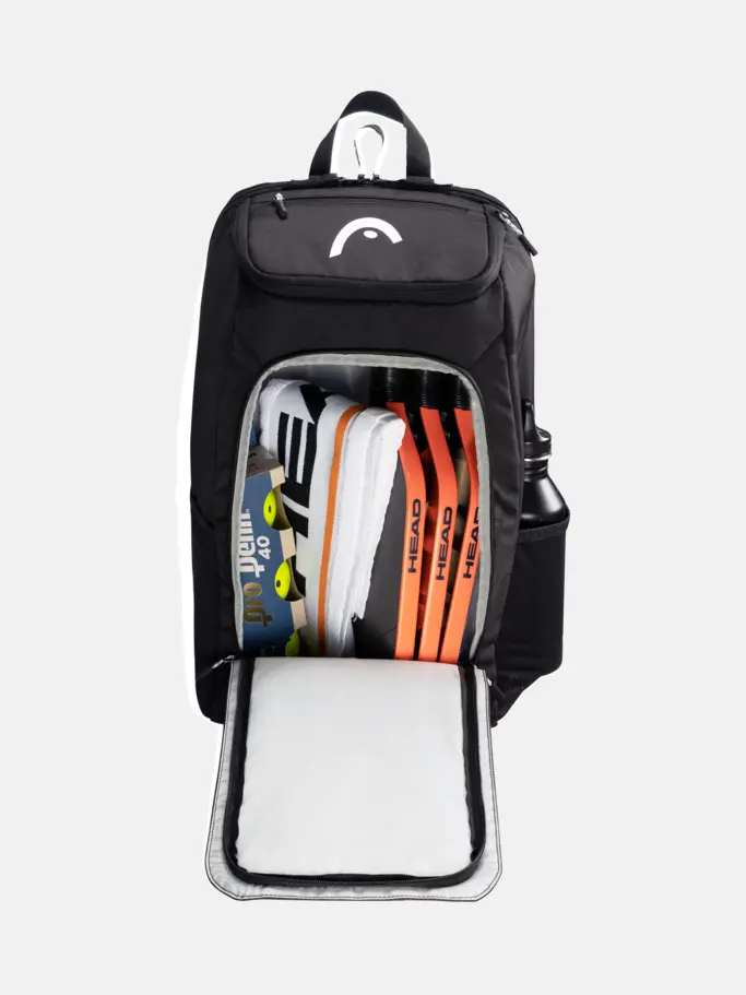 , view full size image of Front view of Product detail - Pro Pickleball Backpack 26L BKWH