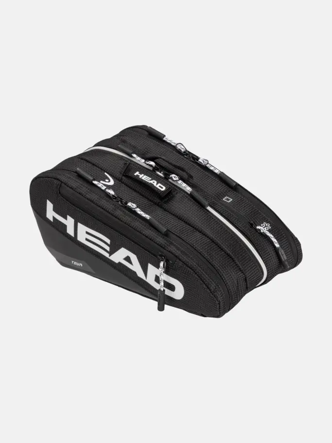 Club head, view full size image of Front view of Product detail - Mini Tour Racquet Bag XL BK