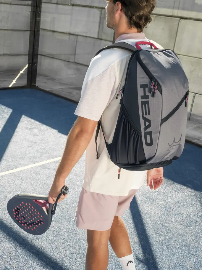 New, view full size image of Front view of Product detail - Coello Tour Padel Backpack 25L