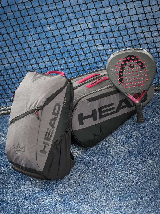 New, view full size image of Front view of Product detail - Coello Tour Padel Backpack 25L