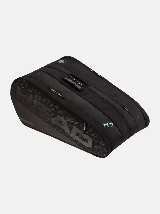 New, Ansicht Großes Bild der Vorderseite Product detail - Tour Racquet Bag XL Neon 2025