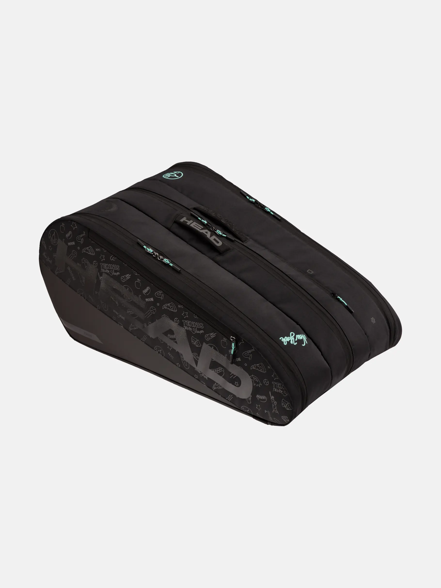 New, Ansicht Großes Bild der Vorderseite Product detail - Tour Racquet Bag XL Neon 2025