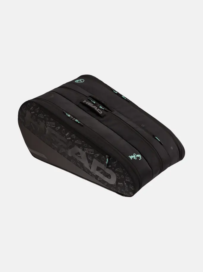 New, Ansicht Großes Bild der Vorderseite Product detail - Tour Racquet Bag XL Neon 2025