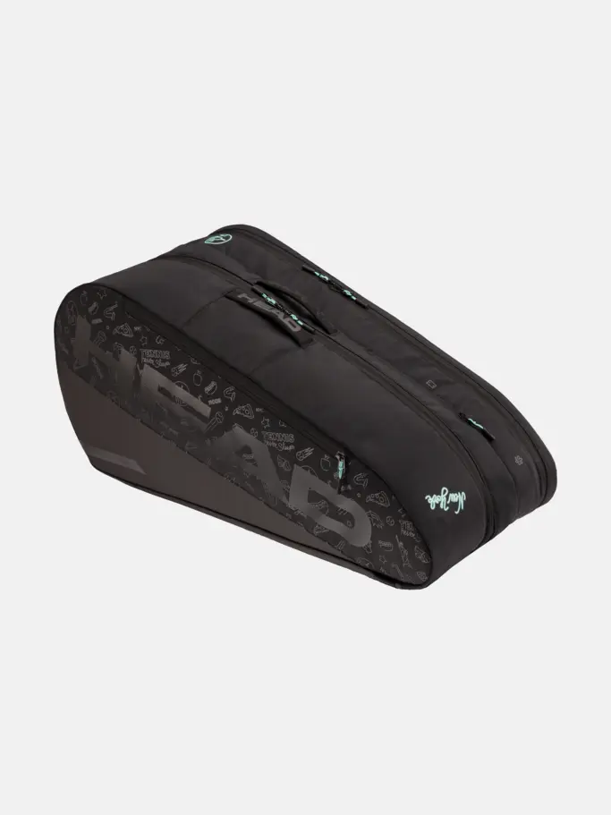 New, Ansicht Großes Bild der Vorderseite Product detail - Tour Racquet Bag L Neon 2025