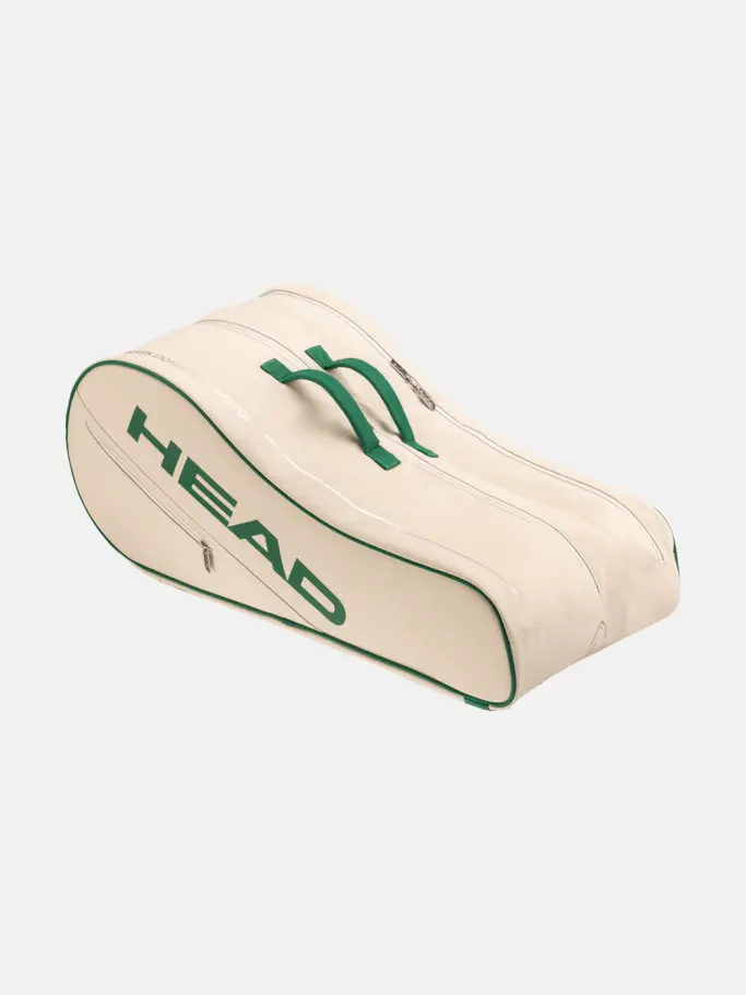 , zobrazit obrázek v plné velikosti z předního pohledu Product detail - Arthur Ashe Racquet Bag L WHGE