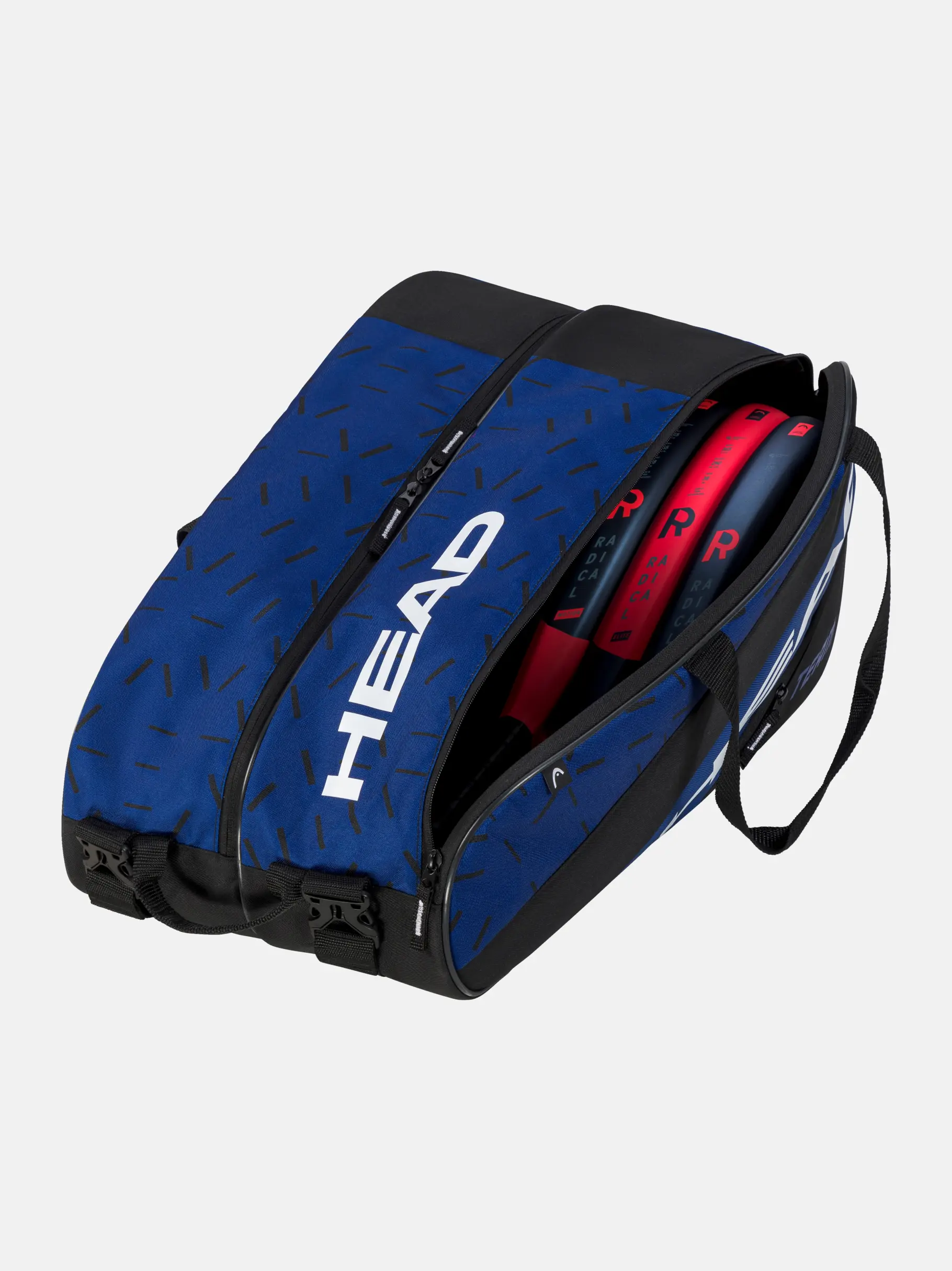 Sale, view full size image of Front view of Product detail - Team Padel Bag L BLBK