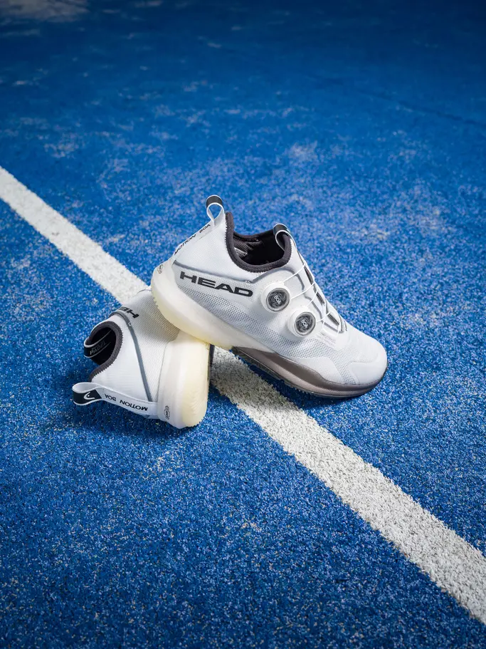Sale, view full size image of Front view of Product detail - Motion Pro BOA Padel WHBK