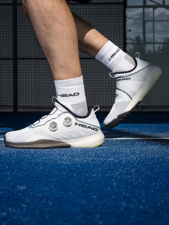 Sale, view full size image of Front view of Product detail - Motion Pro BOA Padel WHBK
