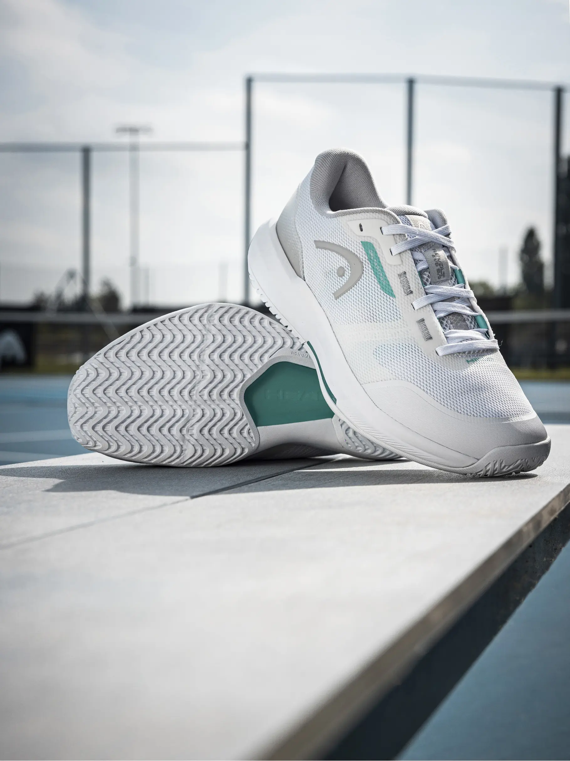 Head Revolt Evo 2.0 Women's Tennis Shoe White/Turquoise - The Tennis Shop - View #13