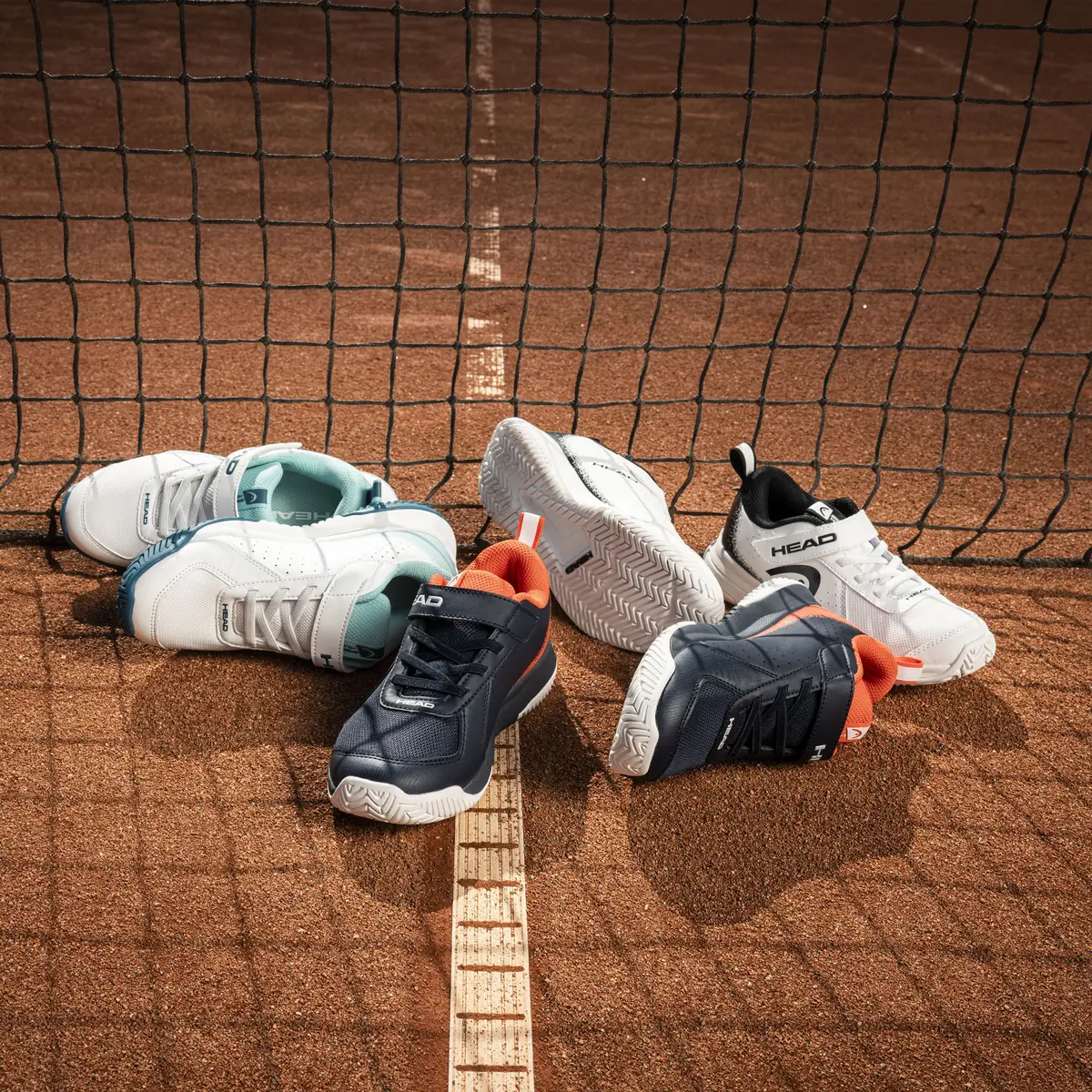 Chaussures De Tennis HEAD Lazer Velcro Jr - Pour Enfants, Semelle Caoutchouc, Synthétique, Tailles K30 à 5.5
