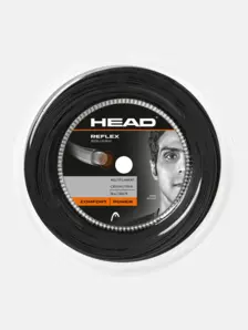 Display front view 1 of Product detail - Reflex squash (110m reel) black
