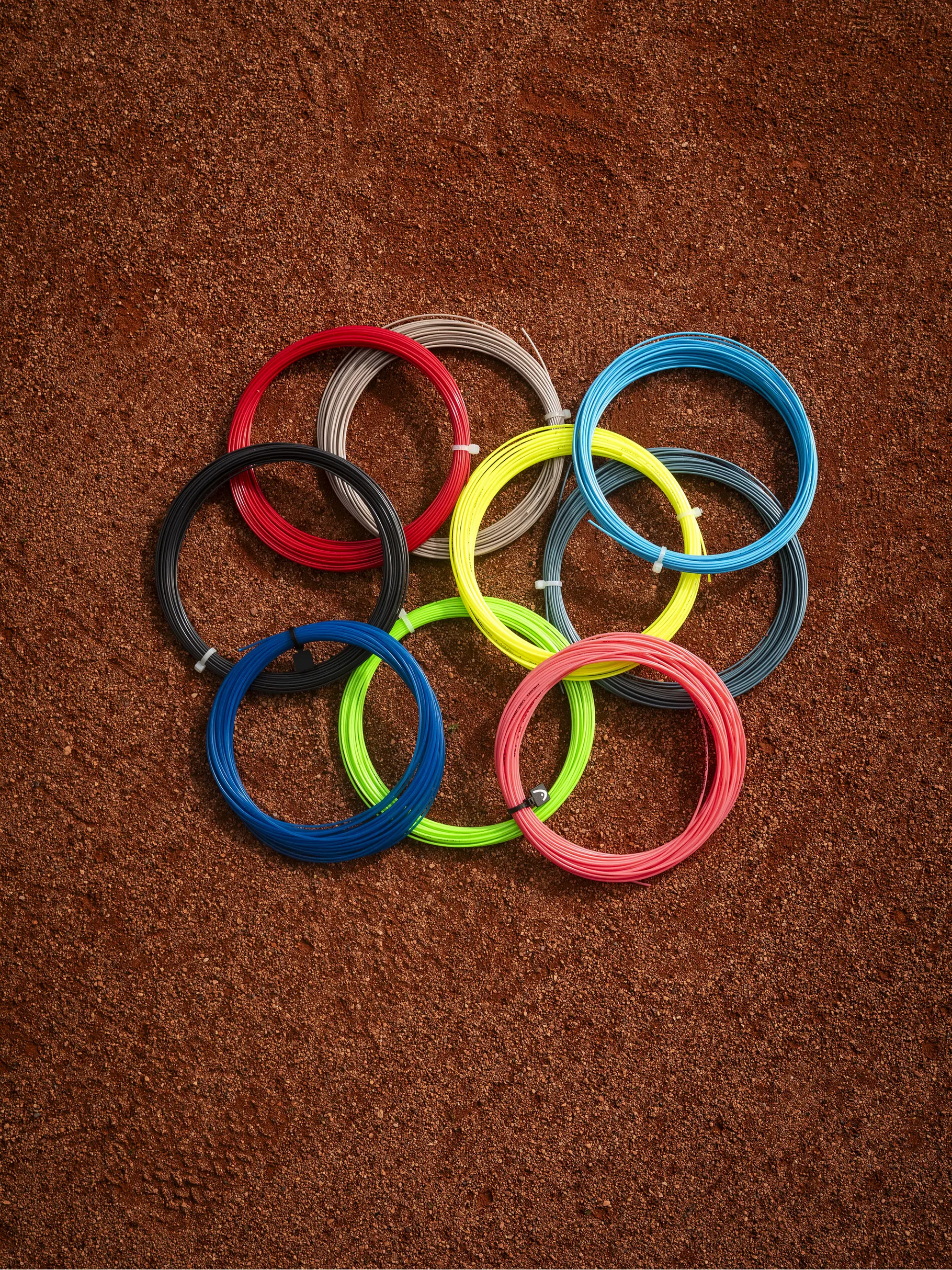 TRU PRO 【HYB：メイン=Firewire／クロス=Ghost】 Firewire BOOST テニスストリング 単張6.8m×2 ポリエステル／レッド×ホワイト  [18 gauge (2 x 6.8 m sets)] - メルカリ TRU PRO Firewire - テニスストリング(ポリ):アルティメットボールバイト