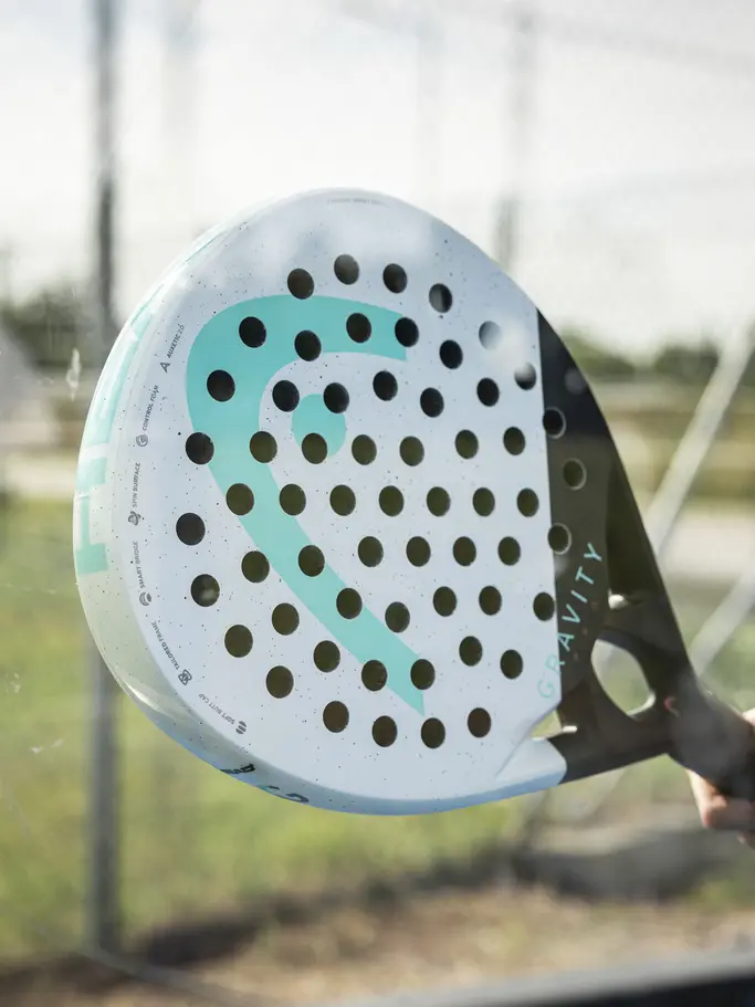 Best Seller, view full size image of Front view of Product detail - Antishock Skin Padel