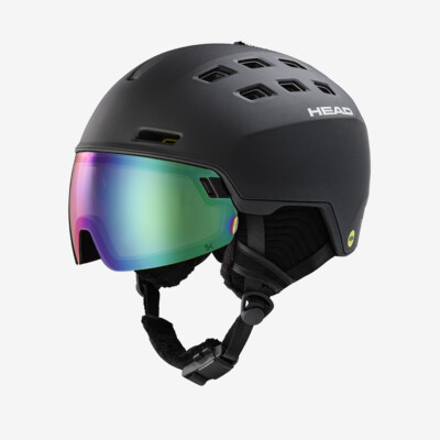 ski helmet with built in goggles