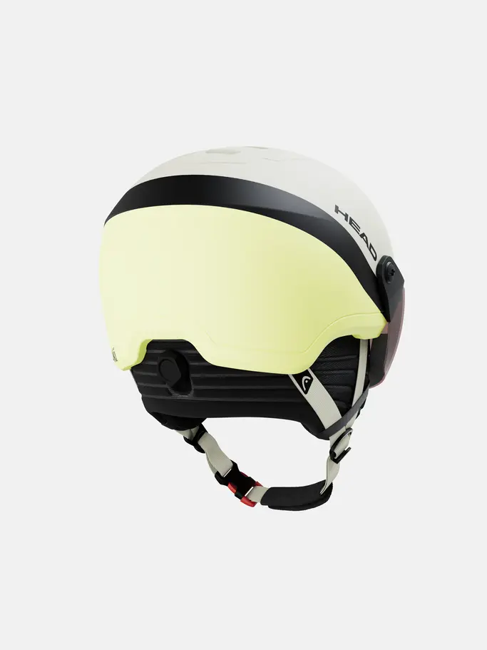 New, view full size image of Front view of Product detail - YUKI VISOR lime swirl
