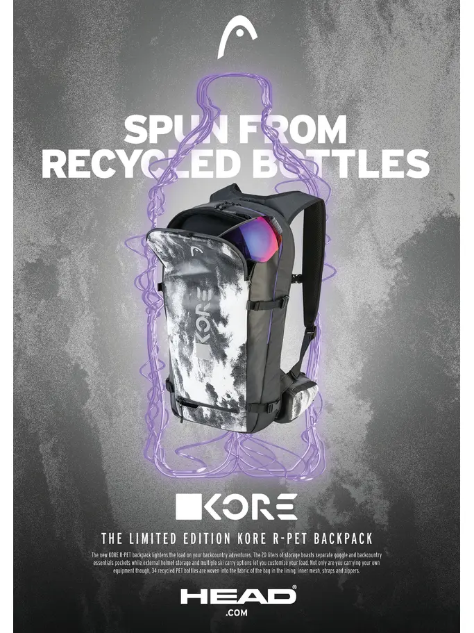 Club head,Sale, voir image en taille réelle de la vue frontale de Product detail - KORE r-PET Backpack