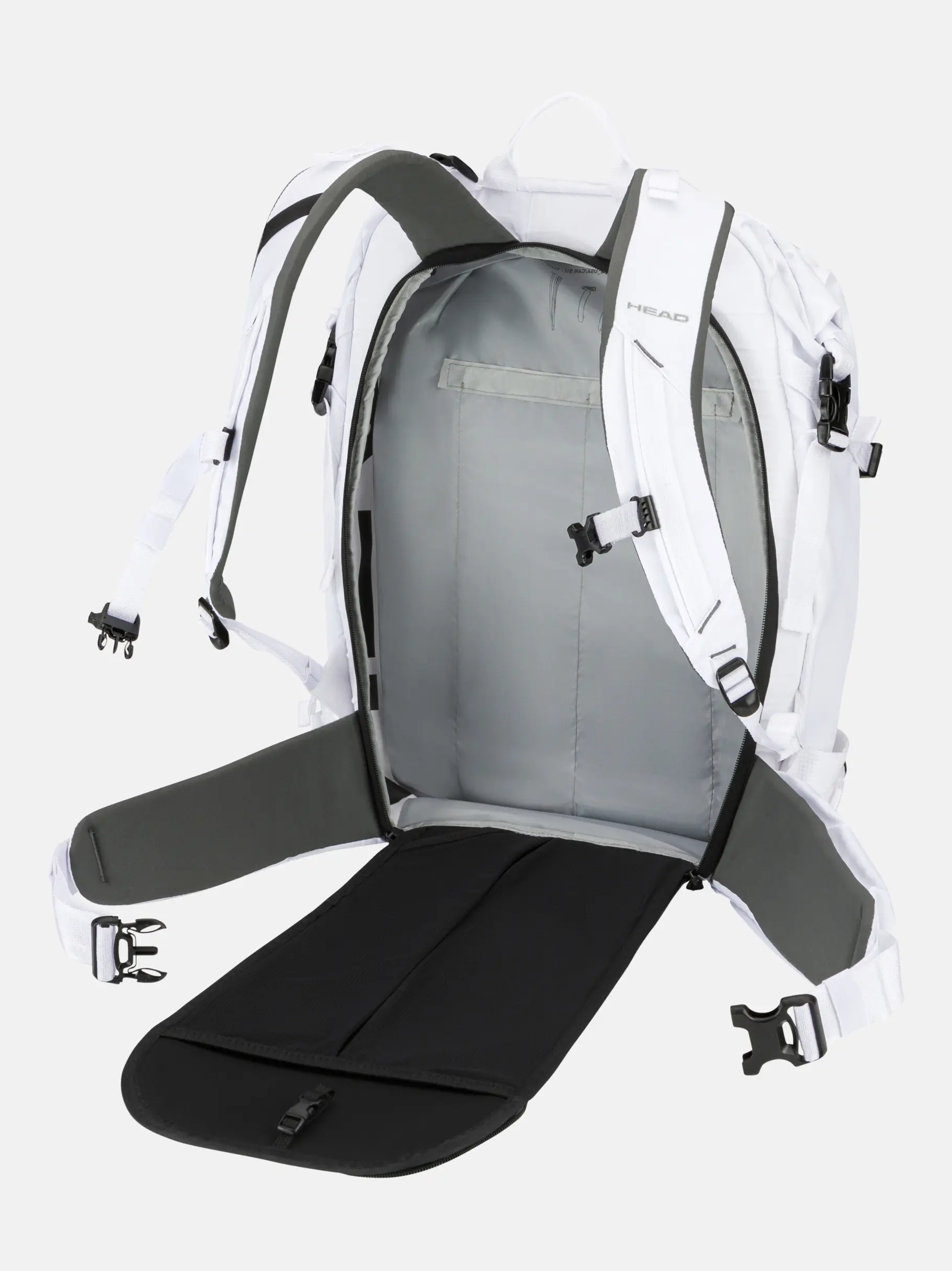 , weergave van volledige grootte van vooraanzicht van Product detail - CX 30+ Backpack white