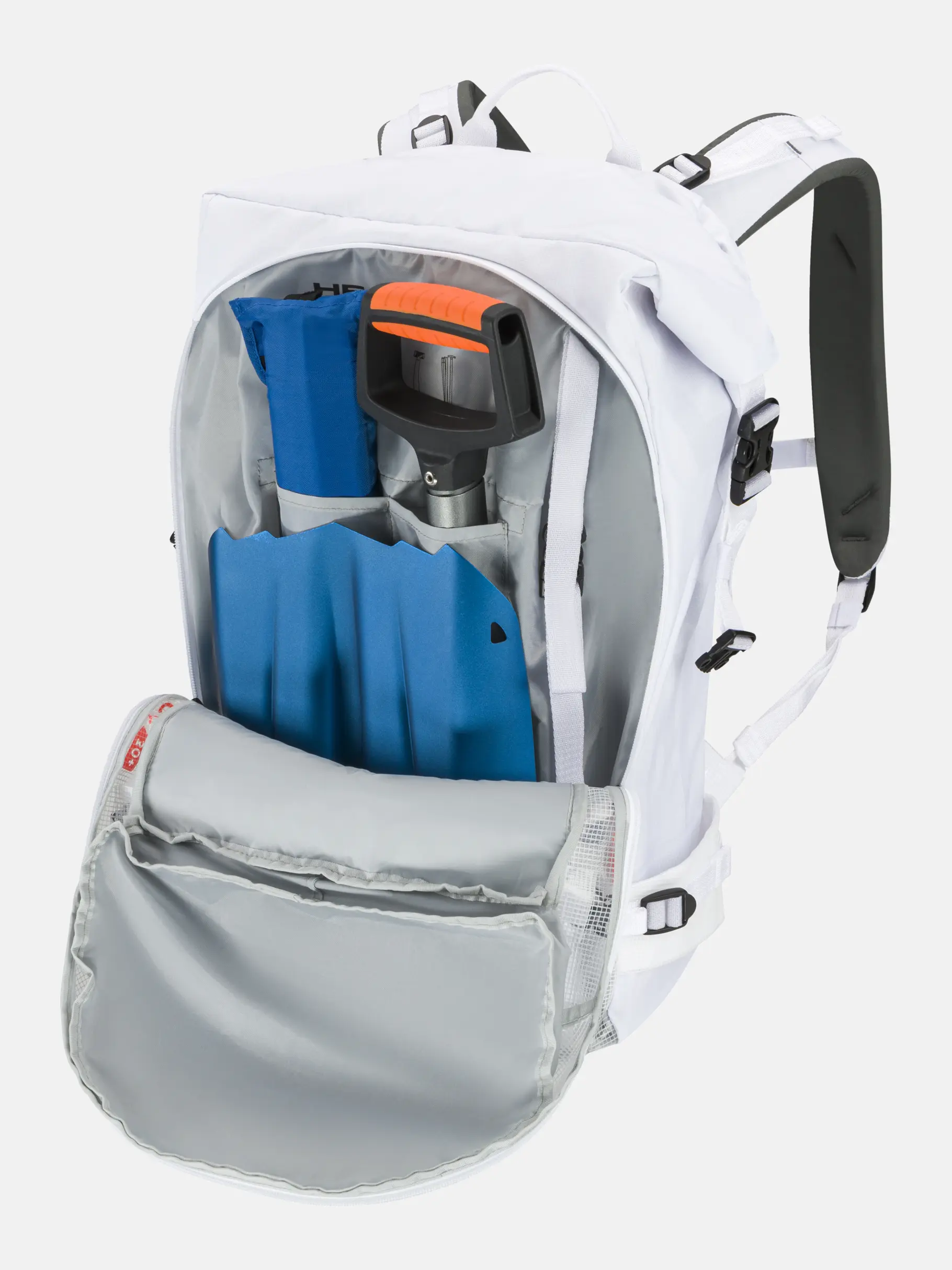 , weergave van volledige grootte van vooraanzicht van Product detail - CX 30+ Backpack white