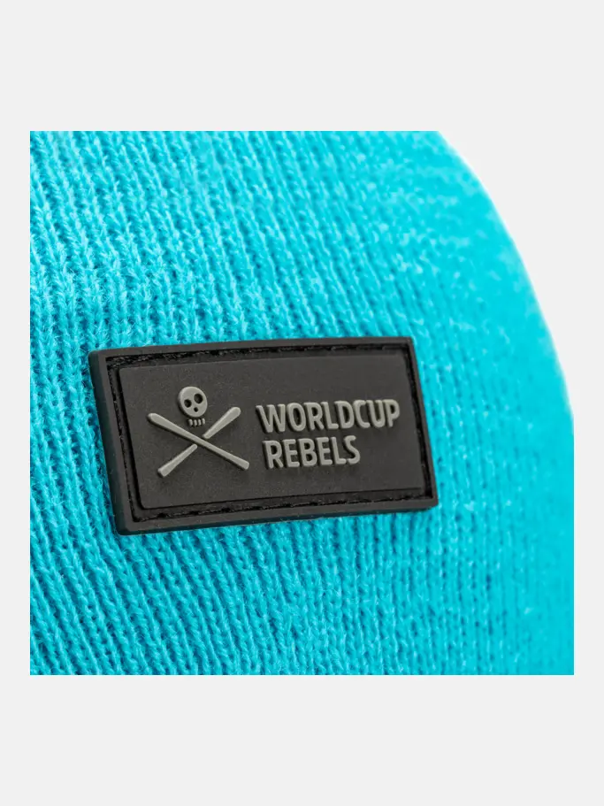 Best Seller, view full size image of Front view of Product detail - Rebels Beanie Speed Blue