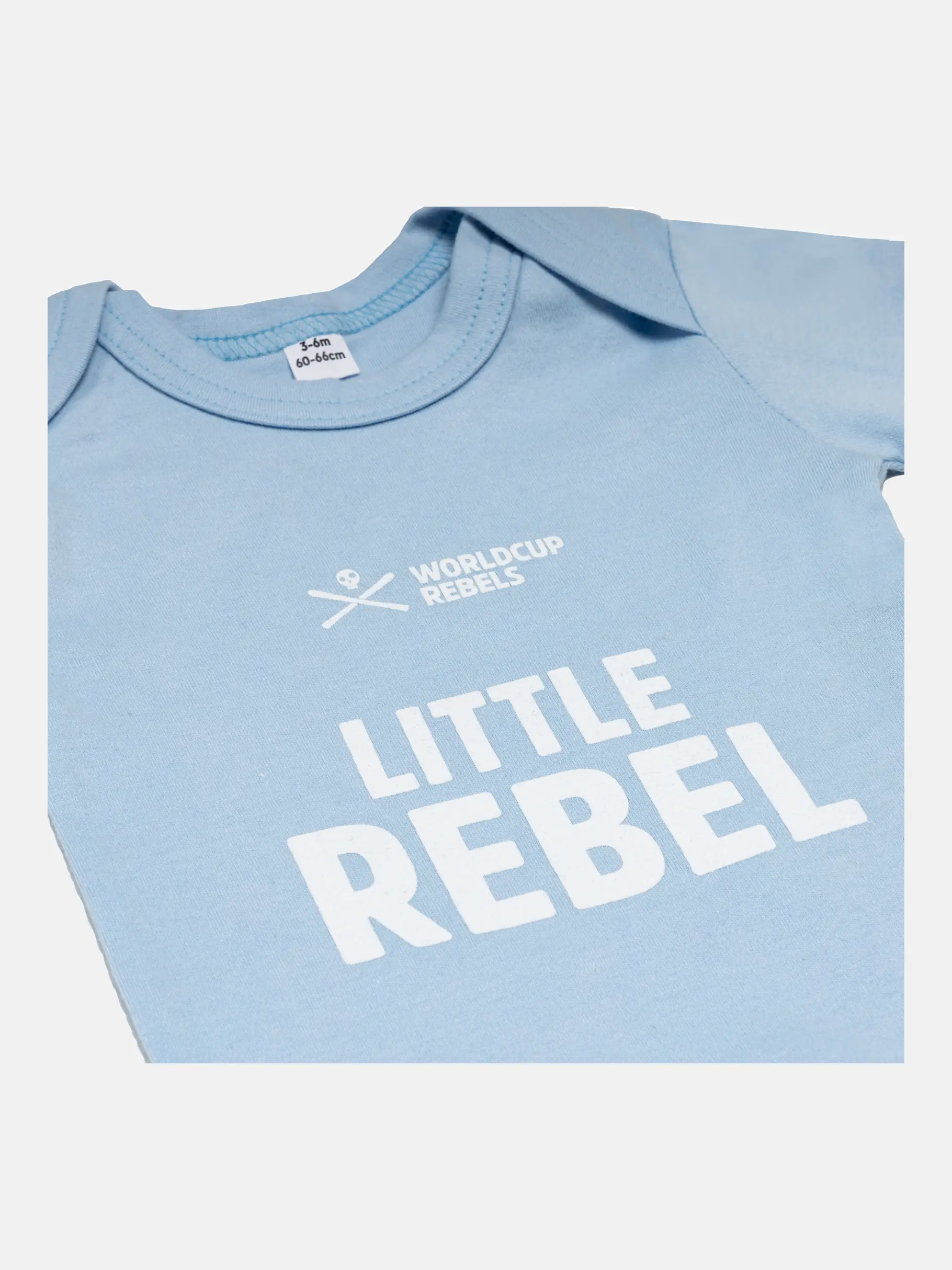 , Ansicht Großes Bild der Vorderseite Product detail - Rebels Babybody long blue