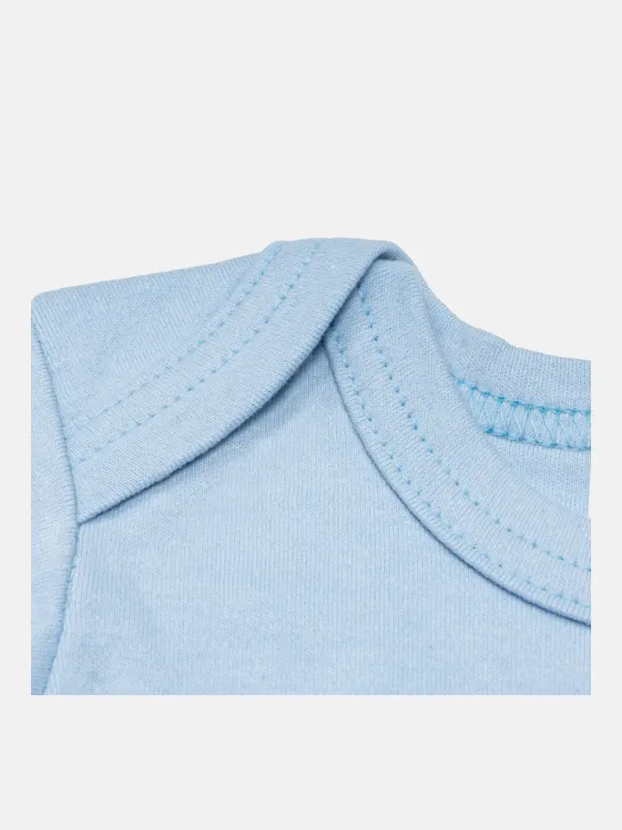 , view full size image of Front view of Product detail - Rebels Babybody long blue