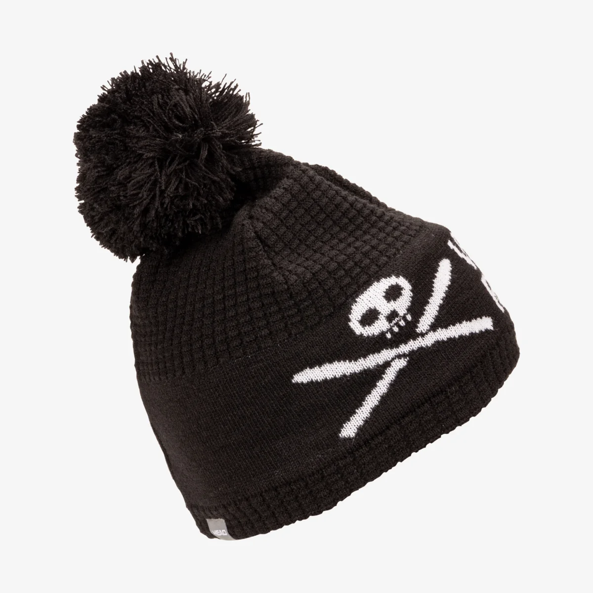 Black bobble beanie hat online