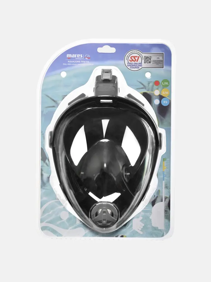 Sale,Online Exclusive, visualizzare l'immagine full size della vista frontale di Product detail - Full Face Mask Aquazone black