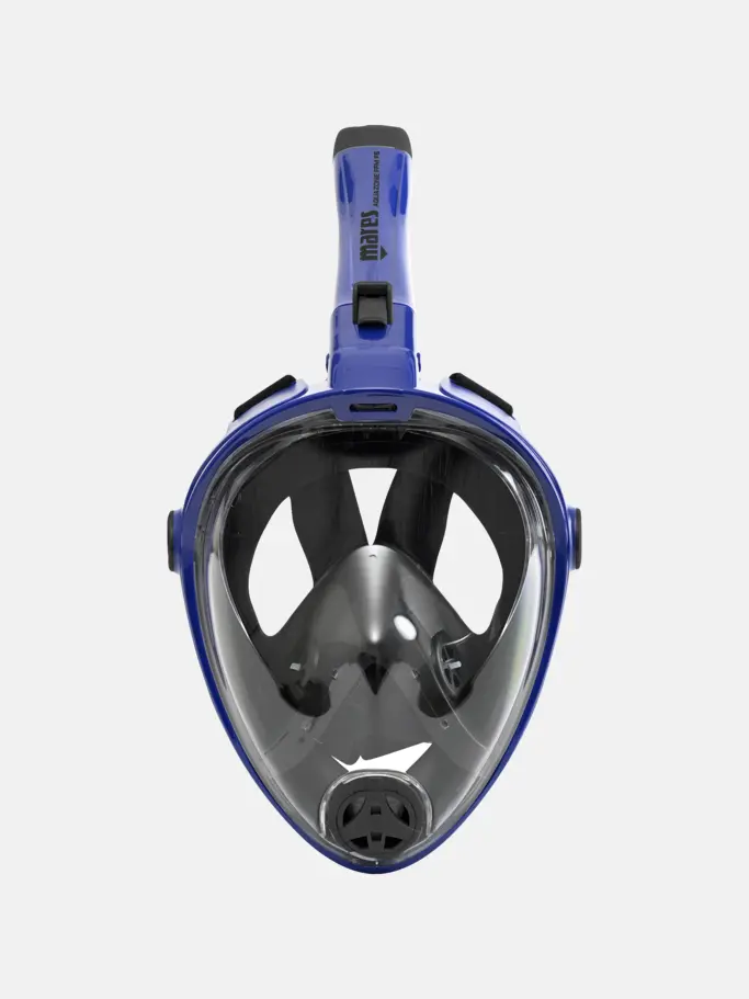 Sale,Online Exclusive, view full size image of Front view of Product detail - Full Face Mask Aquazone blue/black