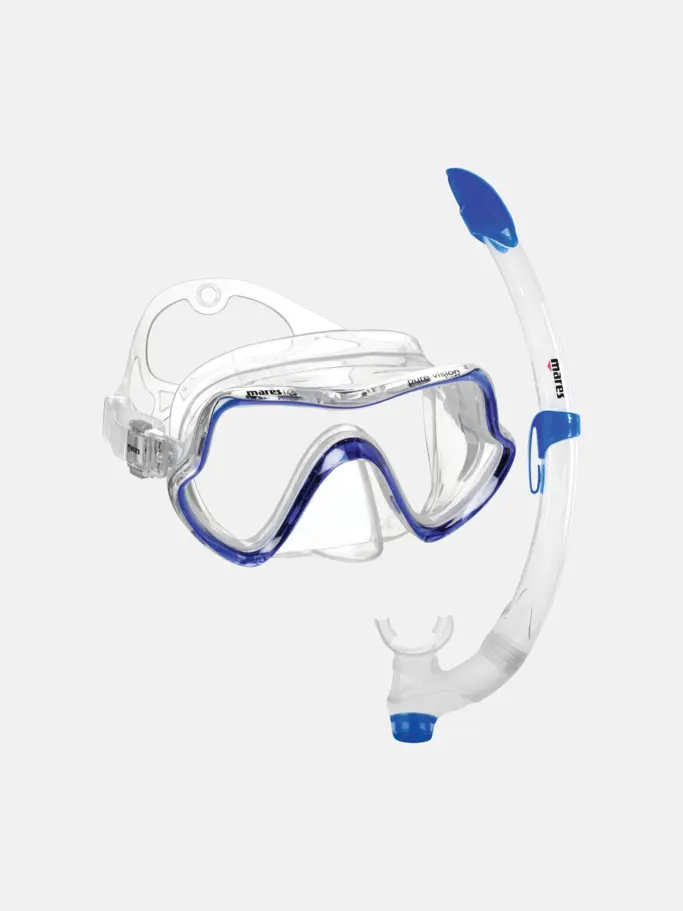 , voir image en taille réelle de la vue frontale de Product detail - Combo Pure Vision reflex blue/clear