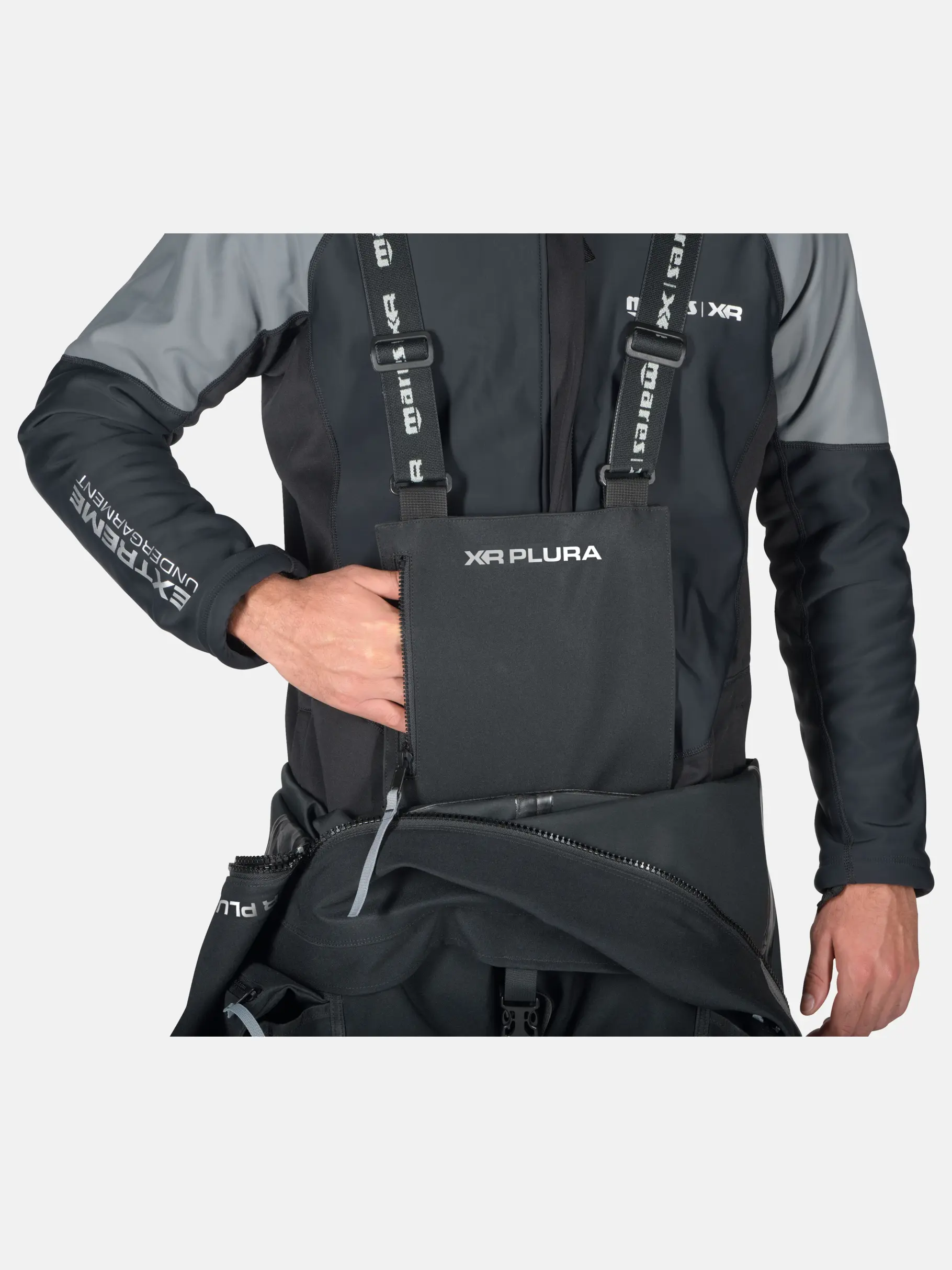, view full size image of Front view of Product detail - XR Plura Dry Suit