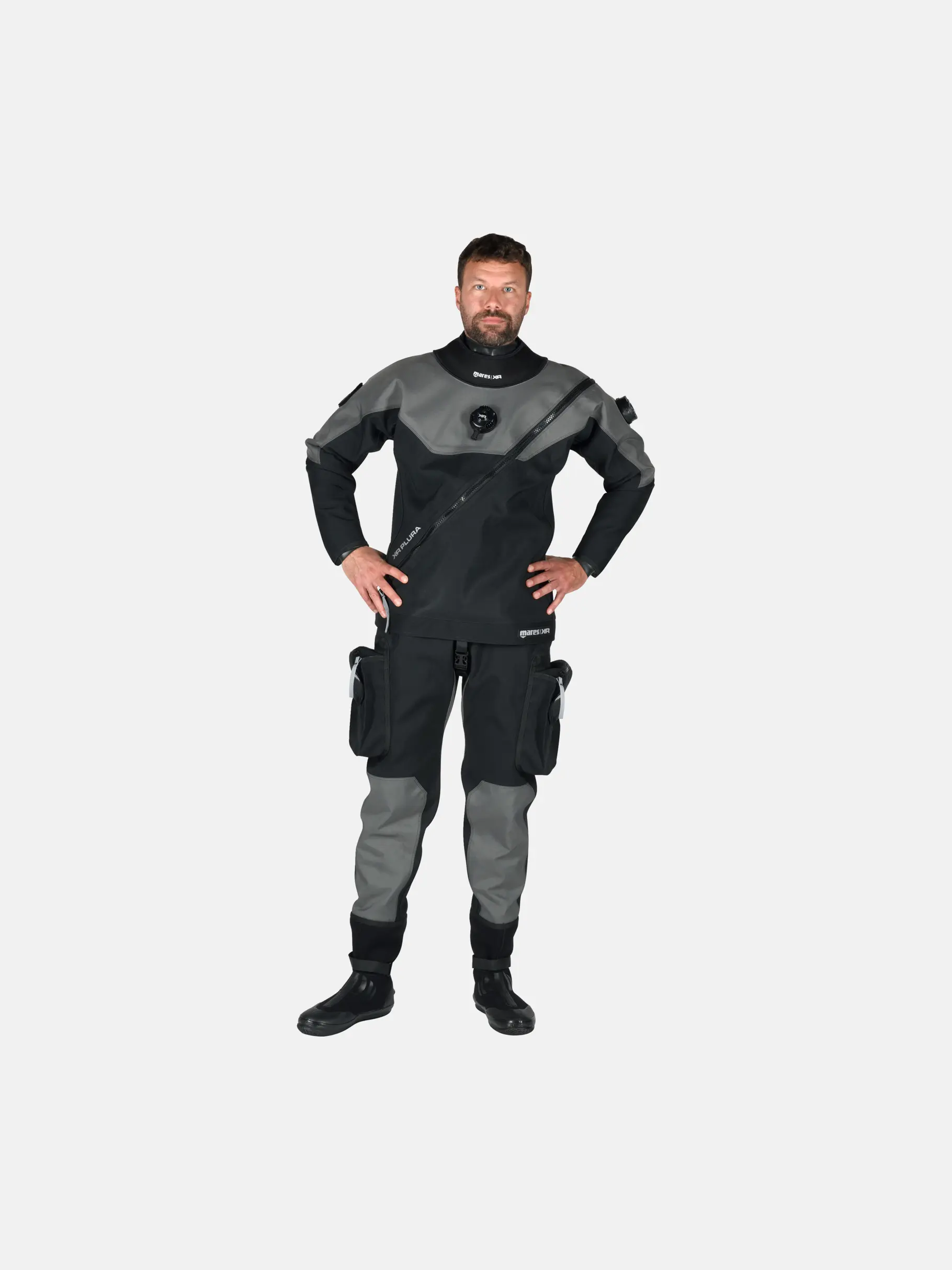 , view full size image of Front view of Product detail - XR Plura Dry Suit