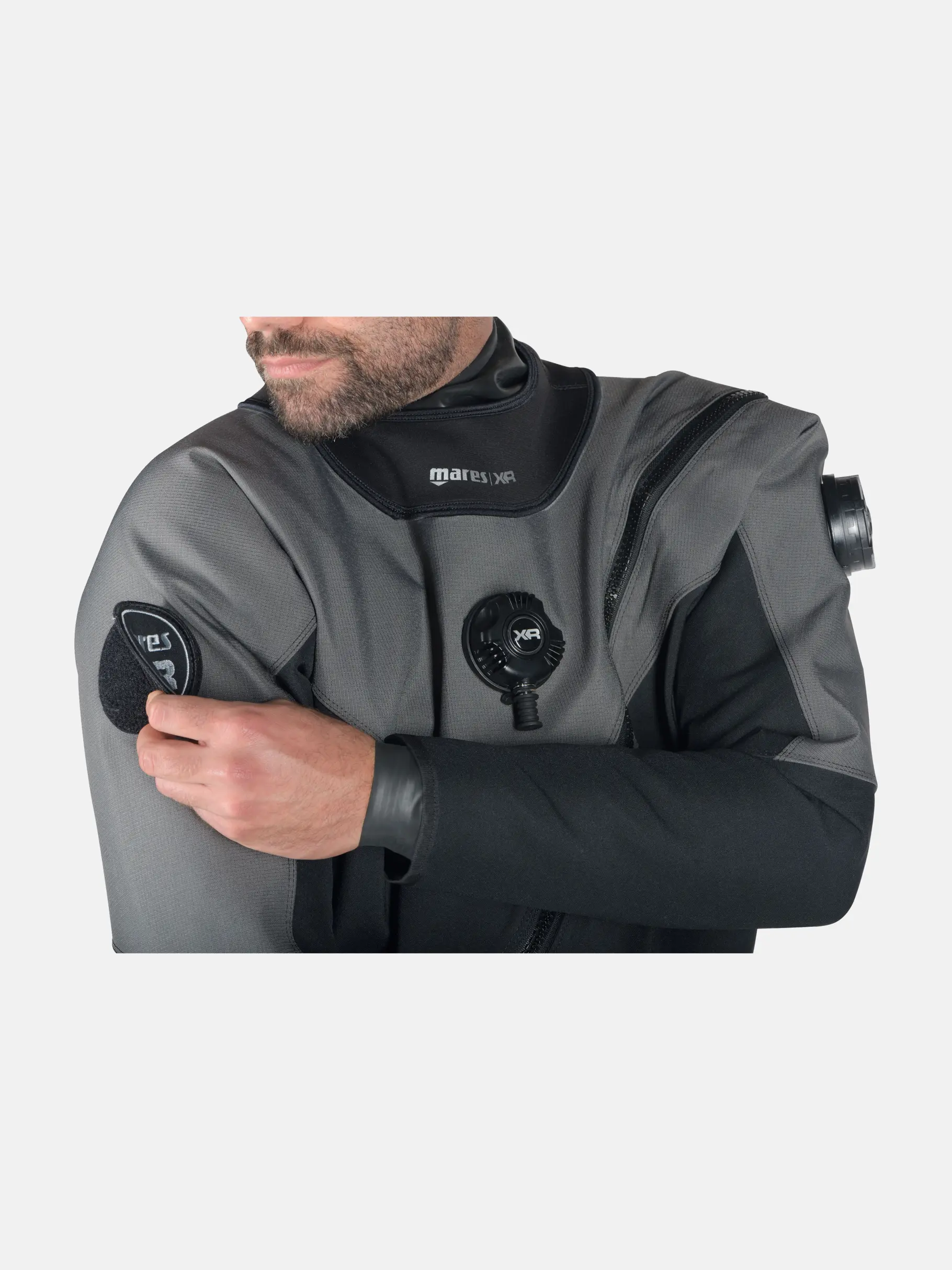 , view full size image of Front view of Product detail - XR Plura Dry Suit