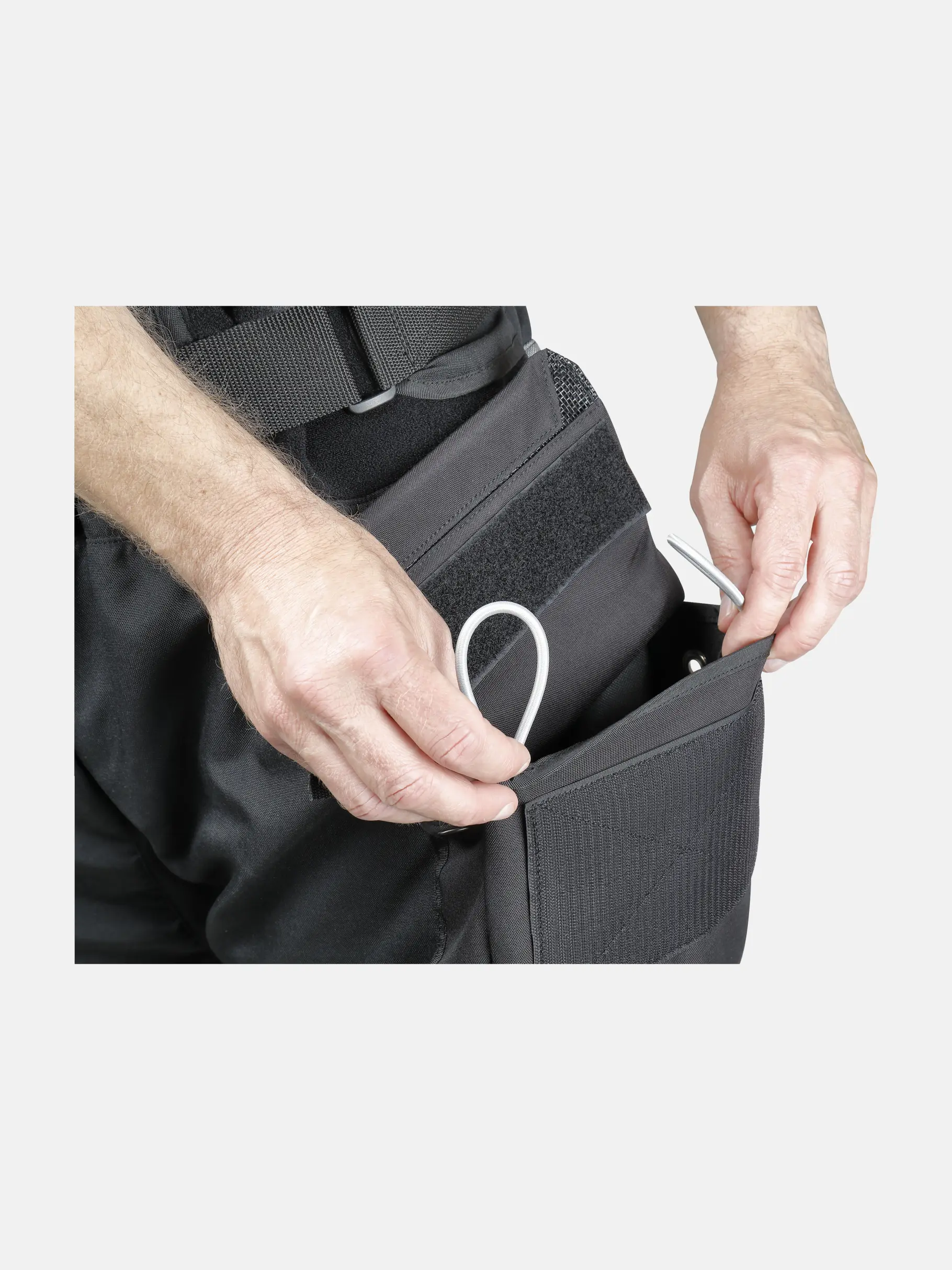 , view full size image of Front view of Product detail - Tek Shorts Pro black/silver