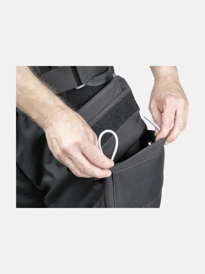 , view full size image of Front view of Product detail - Tek Shorts Pro black/silver