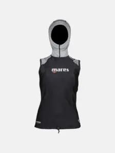 Display front view 2 of Product detail - Ultra Skin - Sleeveless with Hood - She Dives