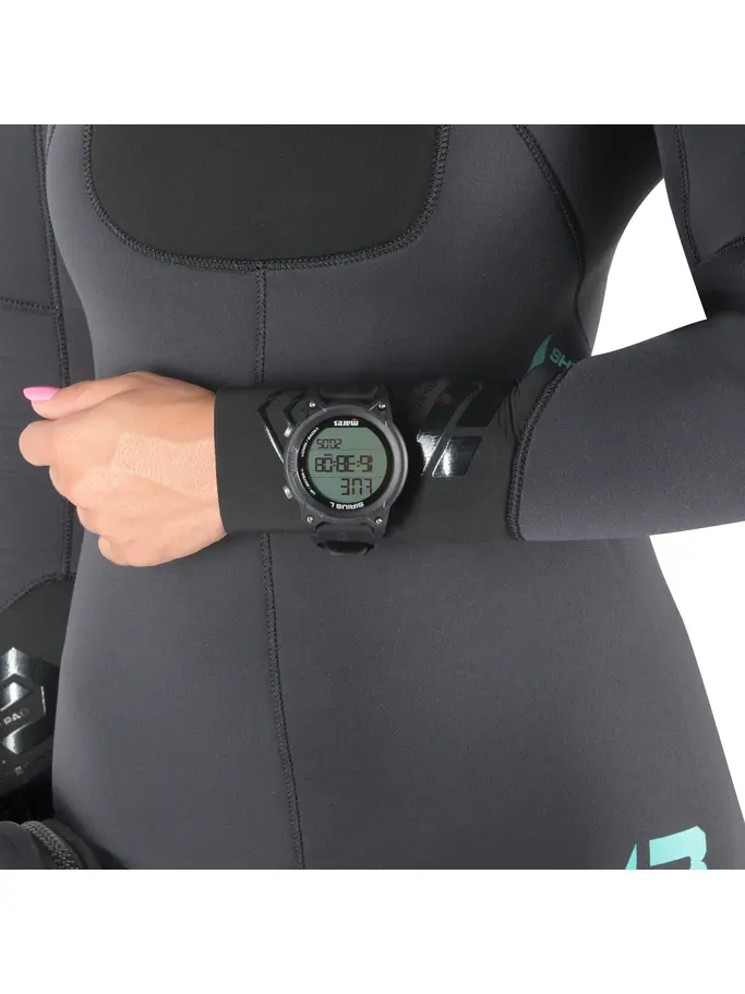 , view full size image of Front view of Product detail - Ice Therm 7/6 - She Dives black/aqua