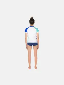 Display front view 2 of Product detail - Rash Guard Shield Woman white