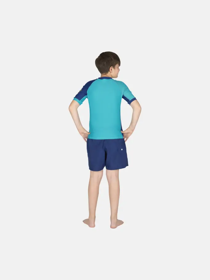 , view full size image of Front view of Product detail - Rash Guard Shield Youth lemon