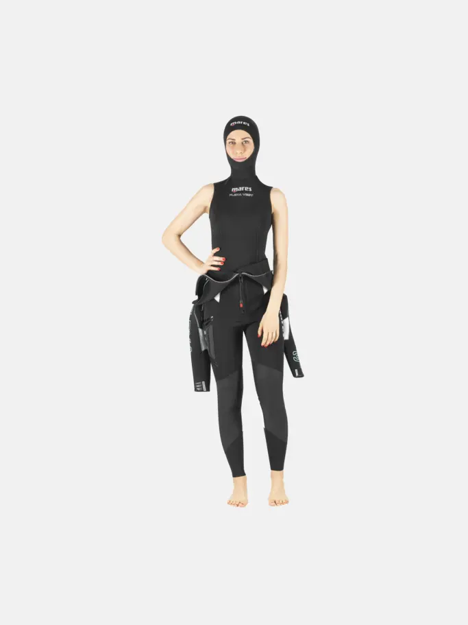 , view full size image of Front view of Product detail - Flexa Vest - She Dives black