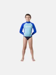 Display front view 1 of Product detail - Rash Guard Junior - Long Sleeve - Boy blue