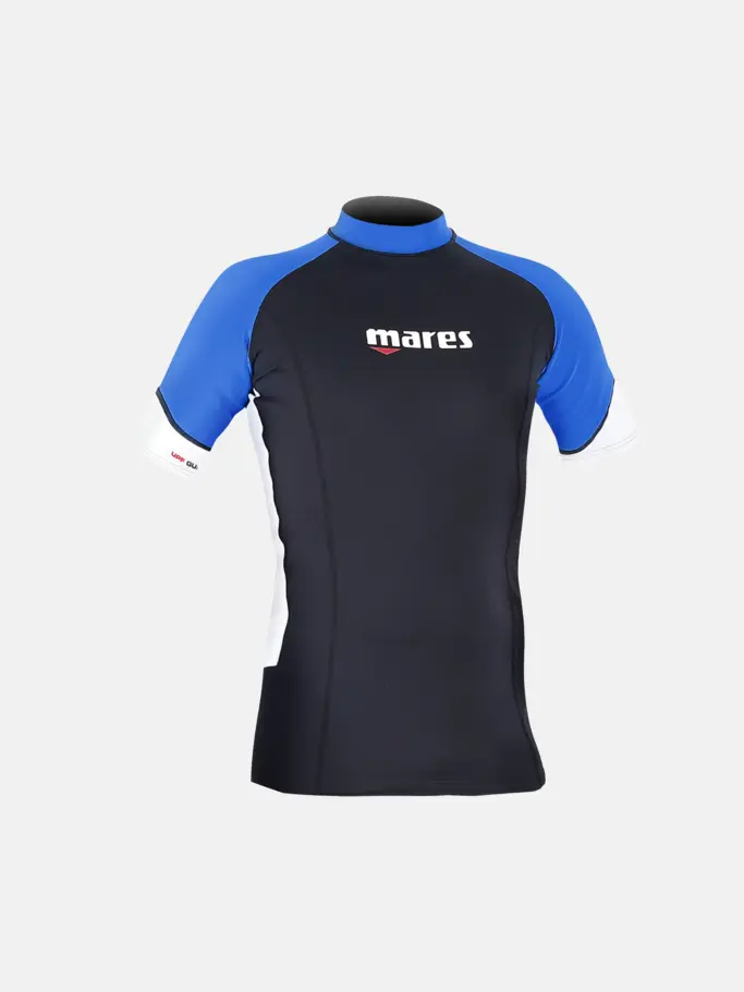 , view full size image of Front view of Product detail - Rash Guard Short Sleeve