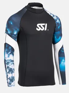 Display front view 1 of Product detail - Men's Rash Guard - Loose Fit BKWW