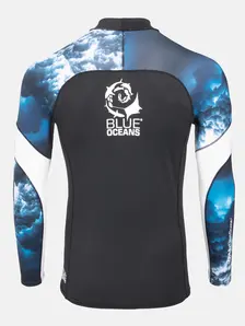 Display front view 2 of Product detail - Men's Rash Guard - Loose Fit BKWW